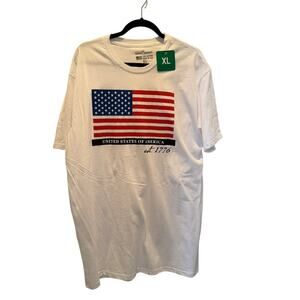 NWT General Standard‎ Men's American Flag Graphic T-Shirt Size XL Patriotic